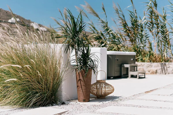 Õuepott Furu slim Eco Ø30x h57,5cm pruun