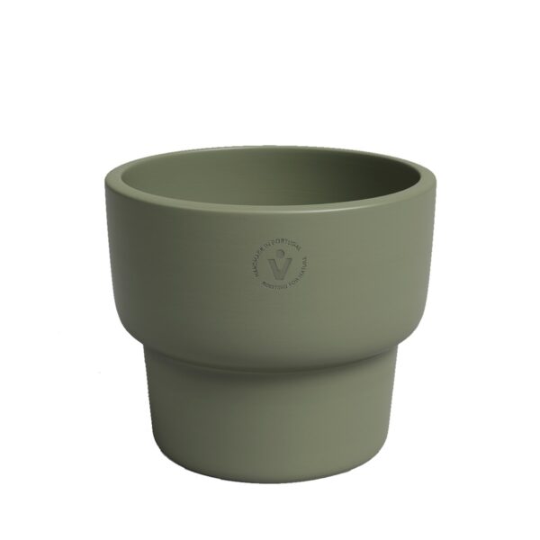 Lillepott Echo High Ø24cm kõrge oliiviroheline