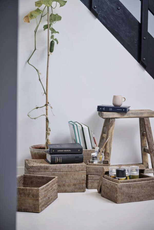 Hoiukast Norah pruun 30x22x h18cm