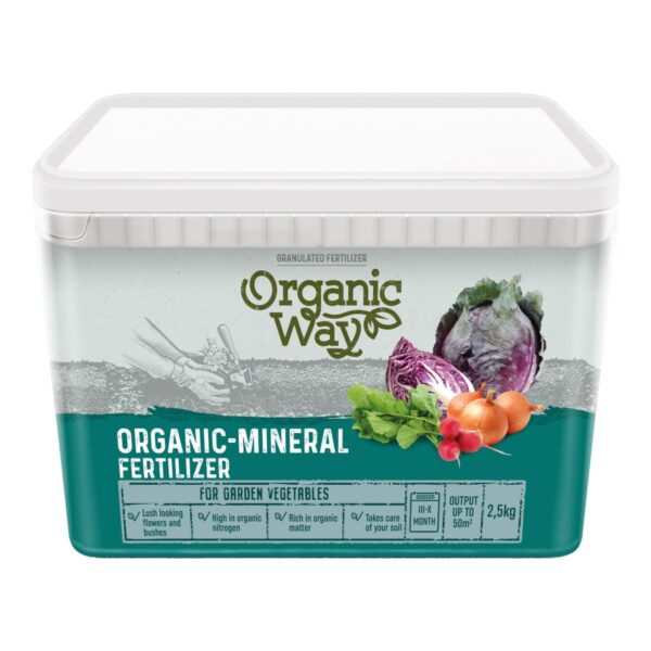 Orgaaniline mineraalväetis Kasvuhoonele ja Aiale 2,5kg