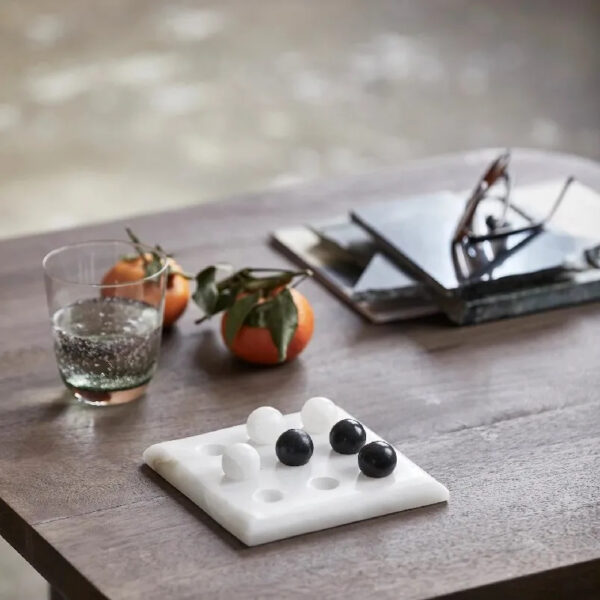 Kaunistus mäng Milson must/valge 15,5x15,5cm