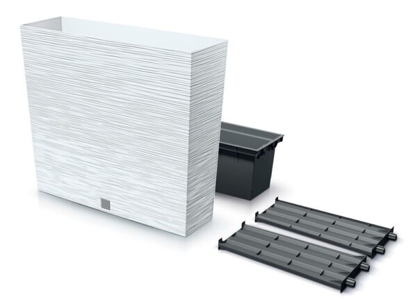 Lillekast Furu T 58x18x h50cm valge