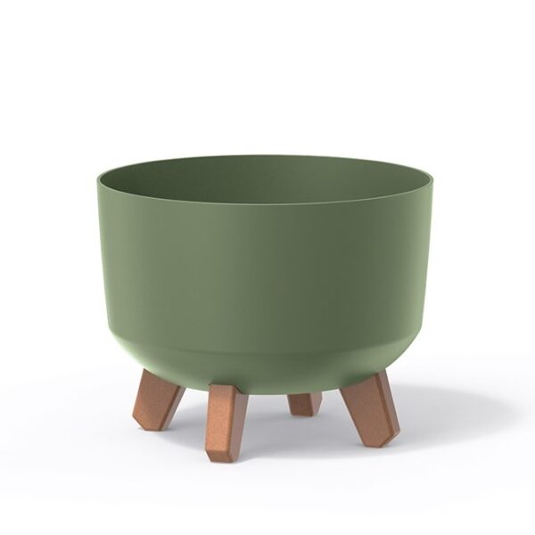 Lillepott Gracia jalgadel Ø33,9x h24cm roheline