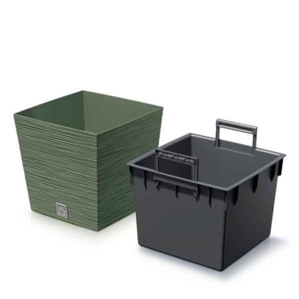 Õuepott Furu 24x24x h23,5cm roheline