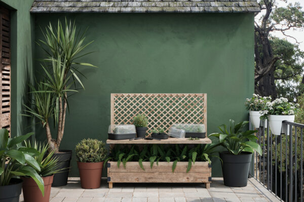 Istutuspott Madagascar To Grow Ø30cm hallikasroheline