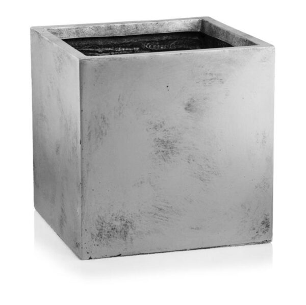 Õuepott Ecolite Ø40x h40cm hõbedane