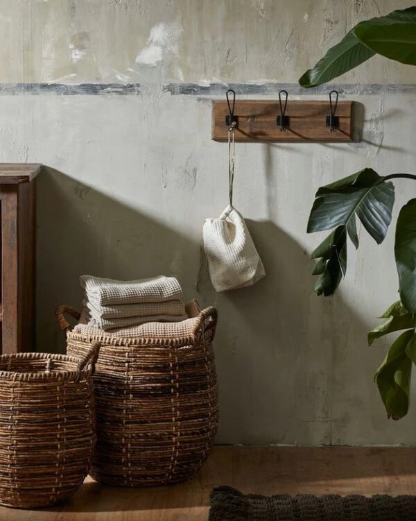 Korv Santos L pruun Ø40x h45cm