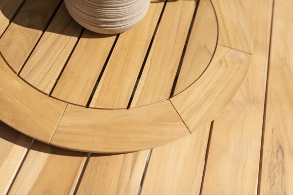 Aialaud Prado lazy susaniga Ø160x h74cm tiigipuu