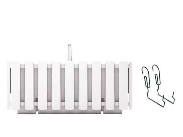 Rõdukast Boardee Fence kinnitusega 38x18x h16,2cm valge