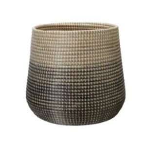 Punutud vaas Suma Ø35x h39cm pruun