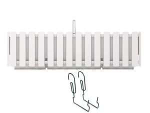 Rõdukast Boardee Fence kinnitusega 58x18x h16,2cm valge