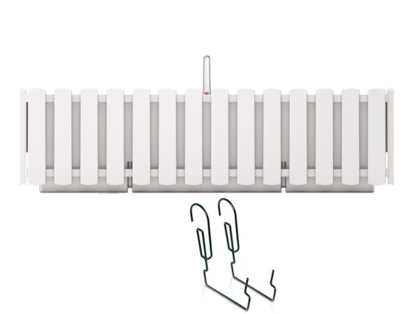 Rõdukast Boardee Fence kinnitusega 58x18x h16,2cm valge