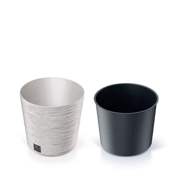 Õuepott Furu Eco Ø30x h29,4cm valge