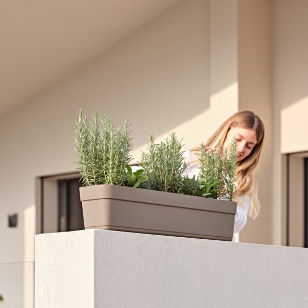 Rõdukast Blossom 80x16,5x h16,5cm tumehall