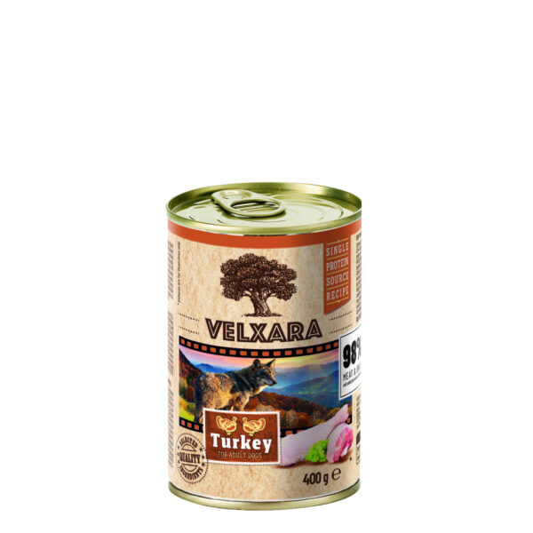 Koerakonserv Velxara monoprot kalkuni 400g