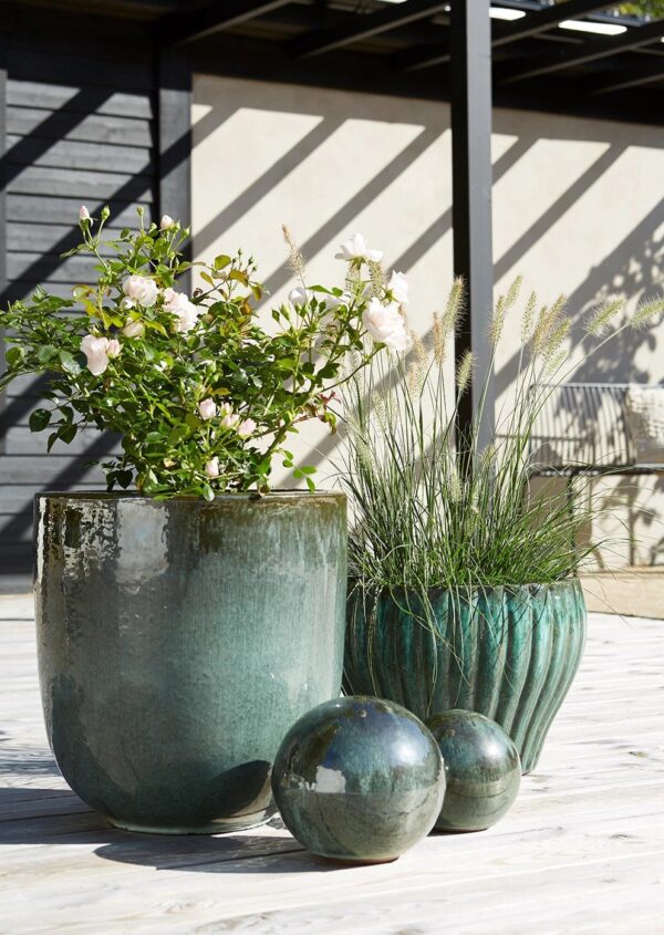 Dekoratiivne kera Ella Ø17x h16cm roheline