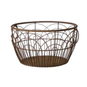 Korv Sigrun Ø31x h17cm rooste