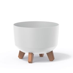 Lillepott Gracia jalgadel Ø33,9x h24cm valge