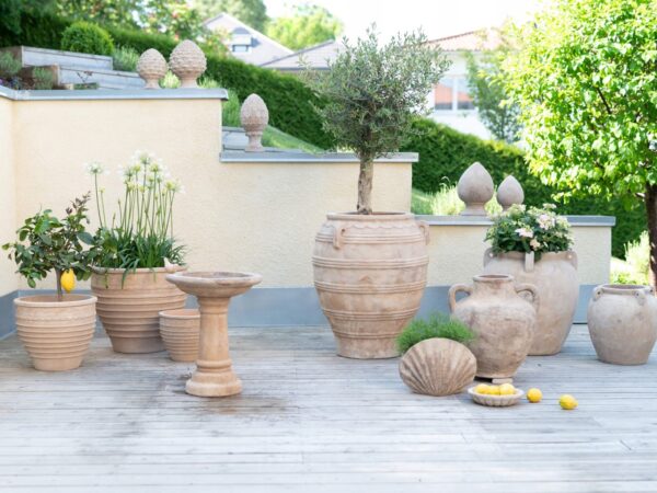 Vaas Shell Ø34x h24cm terrakota