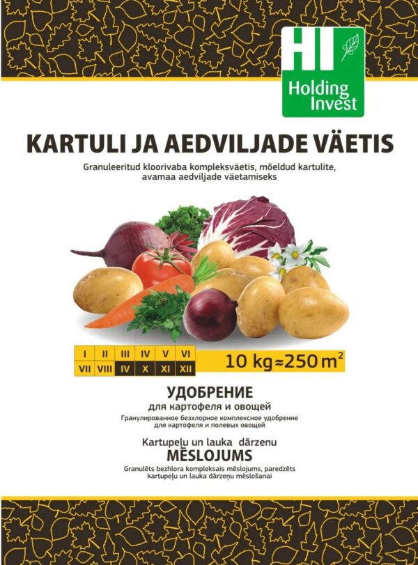 Kartuli ja aedviljade väetis 2,5kg