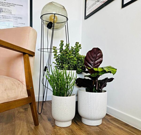 Lillepott Mood Ø29x h30cm valge