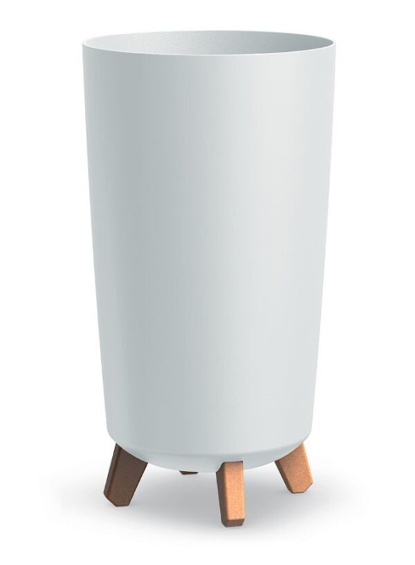 Lillepott Gracia Tubus Slim jalgadel Ø24x h44,5cm valge