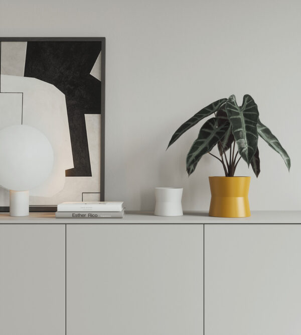 Lillepott Diana Ø11cm valge