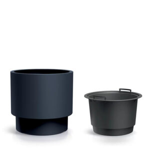 Õuepott Heos Ø29,8x h28cm valge