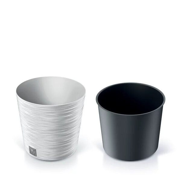 Õuepott Furu Ø25x h24,7cm valge