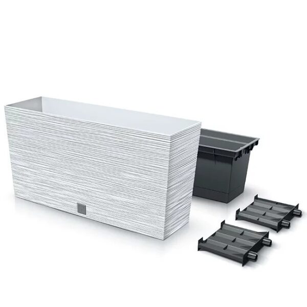 Lillekast Furu M 77x 23,5x h41cm valge