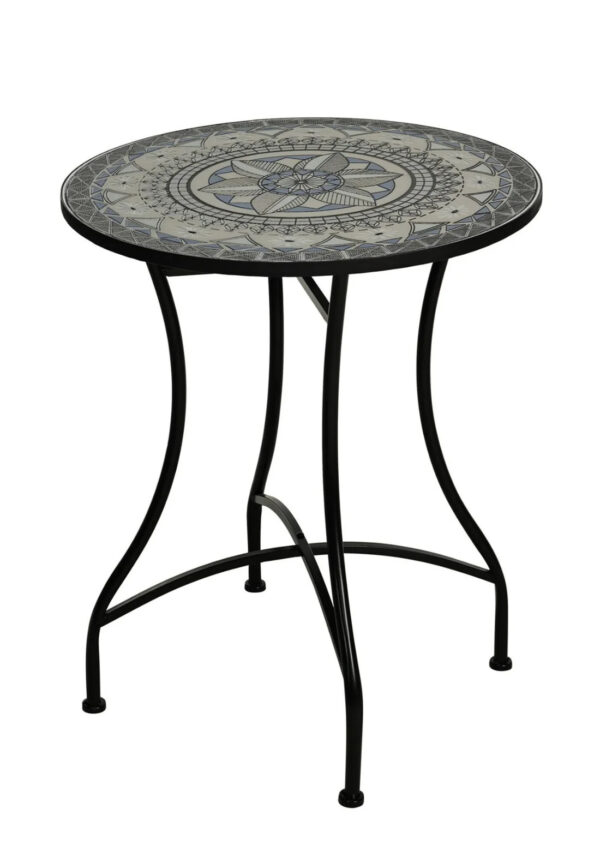 Aialaud Bistro mandala mosaiik sinine Ø60x h71cm