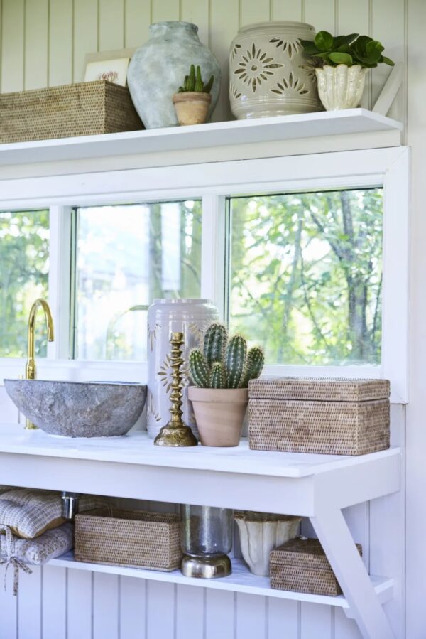 Hoiukast Norah pruun 30x22x h18cm