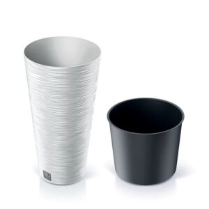 Õuepott Furu Ø30x h57,5cm valge