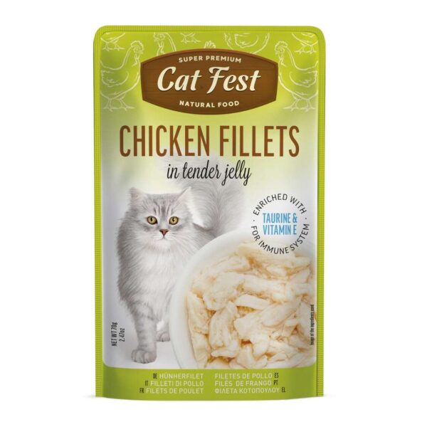 Märgtoit Cat fest kanaga želees 70g
