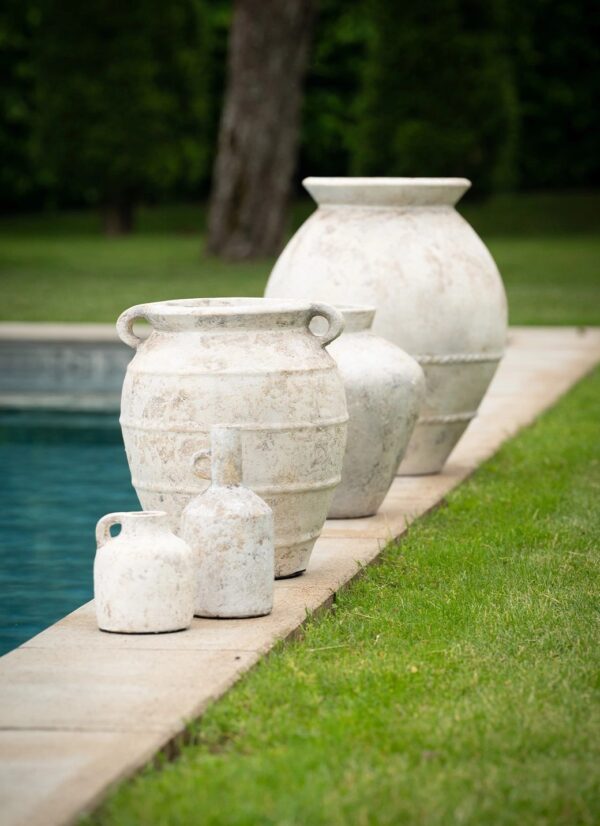 Vaas Baku Ø34x h40cm valge