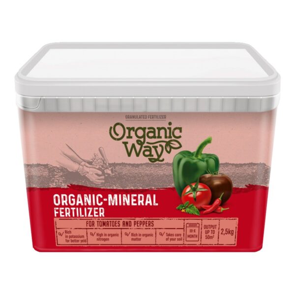 Orgaaniline mineraalväetis paprikatele ja tomatitele 2,5kg