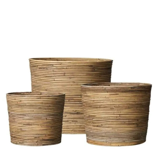 Korv punutud Ø41x h34 pruun