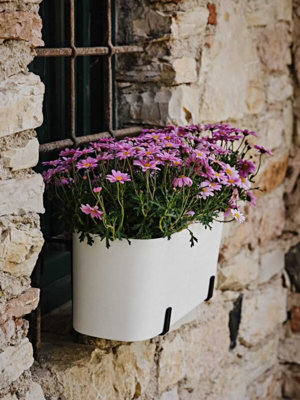 Rõdukast Paros Kit 40x18x h19cm valge