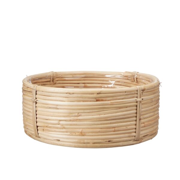 Punutud korv Bodil Ø24x h9cm pruun