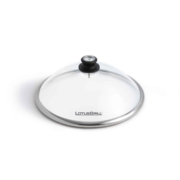 LotusGrill Classic klaasist kaas termomeetriga