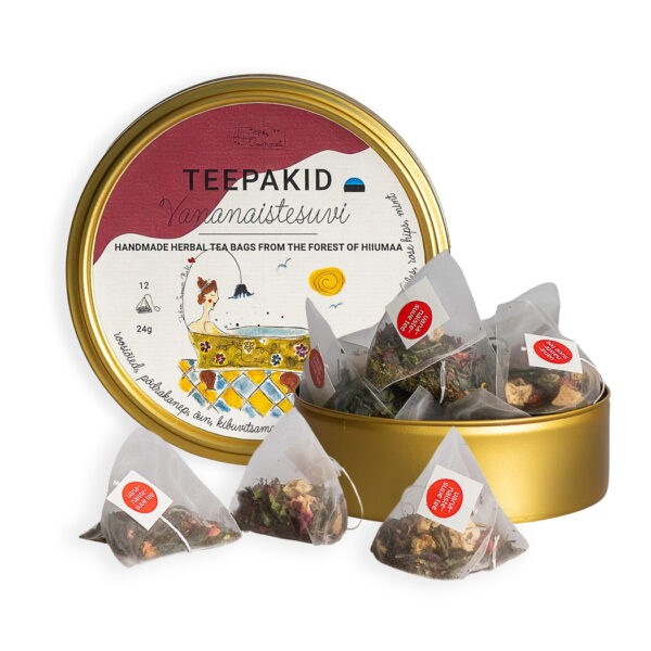 Teepakid Hiiumaa Vananaistesuvi karbis 12 x2g