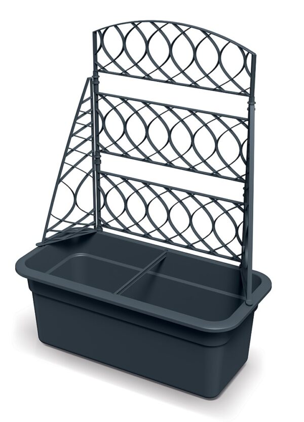 Lillekast ronitaimedele Bloma 58x28,8x h22,5cm antratsiit