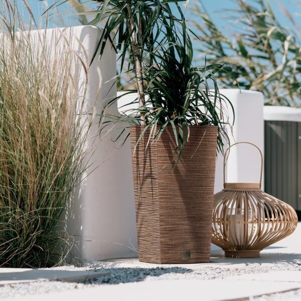 Õuepott Furu Eco 26,5x26,5x h50cm valge