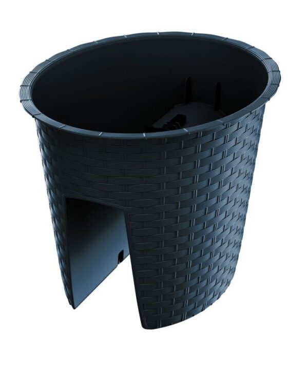 Rõdupott äärele Ratolla Ø29,8x h22,5cm antratsiit