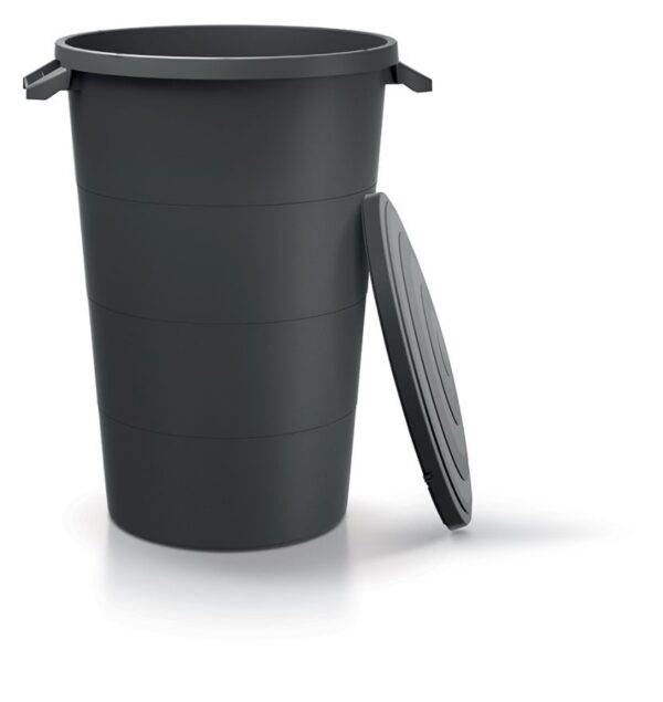 Vihmaveetünn Smooth kaanega must 160L