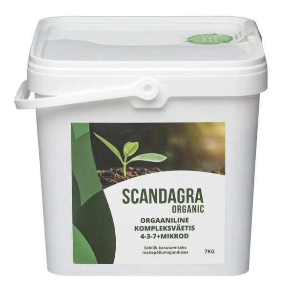 Orgaaniline kompleksväetis Fertiplus 4-3-7+mikrod 7kg