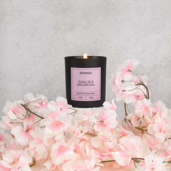 Lõhnaküünal Sakura 210g 40-50h