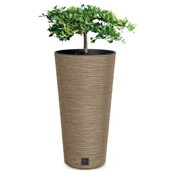 Õuepott Furu slim Eco Ø30x h57,5cm valge