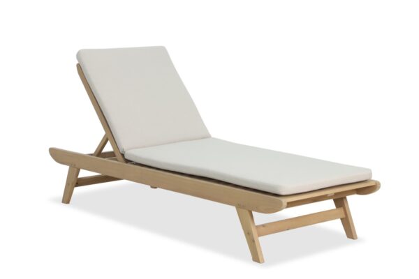 Päevitustool Eloise padjaga akaatsia