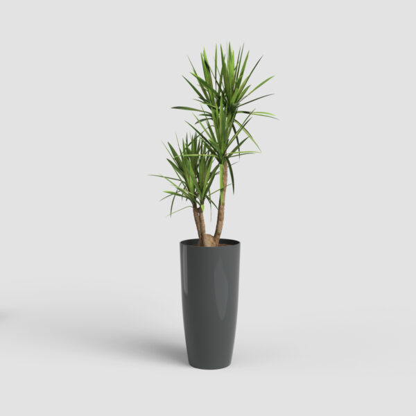 Lillepott Santorini Ø40x h78cm antratsiit